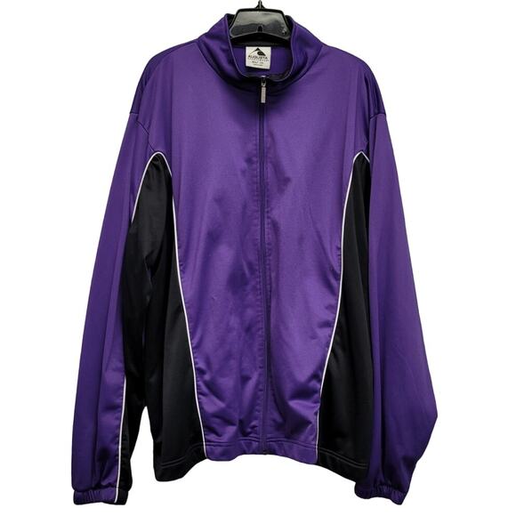 Augusta Sportswear Mens 2XL 100% Polyester Long Sleeve Full Zip Jacket - Picture 1 of 4